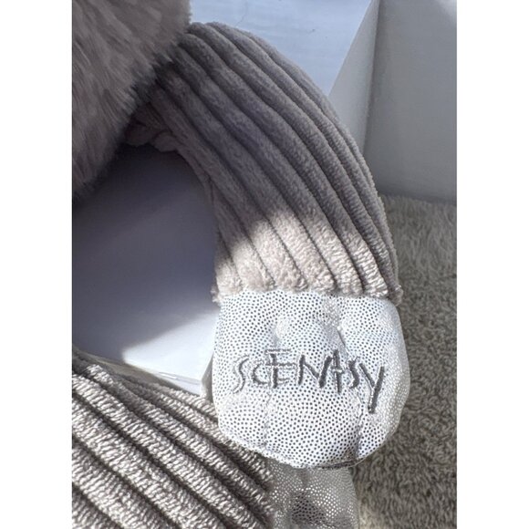 Scentsy Buddy Sloth Plush Toy Grey With Silver Bow & Star Emblem - Picture 7 of 9